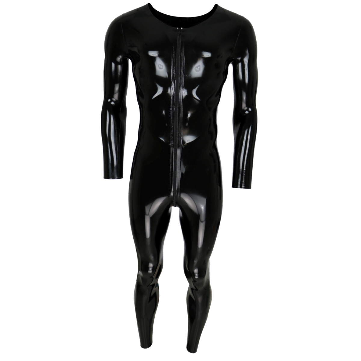 Latex Catsuit Basic Herren schwarz Latex Catsuit Basic Herren schwarz